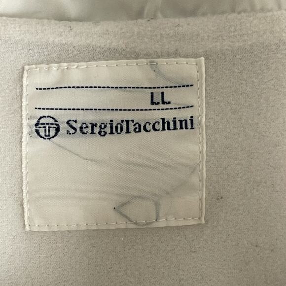 VTG Sergio Tacchini Windbreaker Pullover Jacket Mens Large 1/4 Zip Golf Tennis - Picture 10 of 16